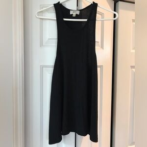 Black Sleeveless Knit Top